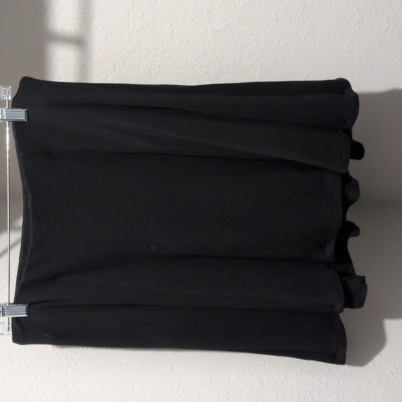 NEW Torrid Ponte Knit Black Pleated Circle Skirt Sz 0X L XL Office Work Skater - Picture 6 of 7